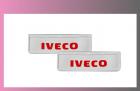 zástěra kola IVECO- 600x180-pár-přední-bílá-červené písmo 