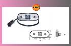 LED UNIPOINT-bílý 24V/1.3W kabel 0,5m 