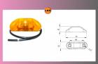 LED-PRO-CAN-světlo oranž.24V +0,5m kabel 