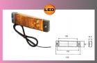 světlo LED oranž.12/24V +kabel 0,5m 
