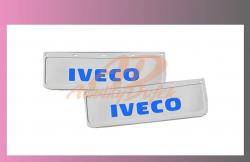 zástěra kola IVECO 600x180-pár-přední-bílá-modré písmo 