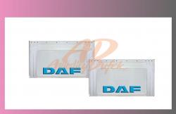 zástěra kola DAF 640x360-pár--bílá--modré písmo 
