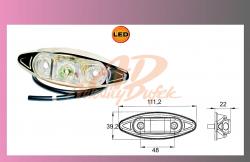LED-PRO-CAN-světlo bílé,12V+0,5m kabel 
