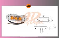 LED-PRO-SLIM-oranž.12V/0,8W-+kabel 