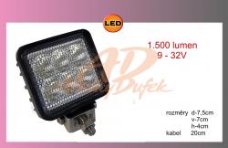 reflektor pracovní LED-PRO-FIELD 9-32V- 1500Lm 
