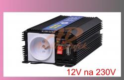 měnič napětí /z 12V na 230V/-300W 