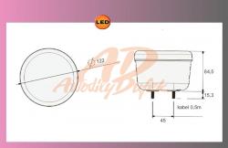 lampa zadní LED-PRO-WAY-12/24V  - 2