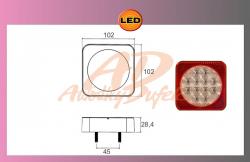 lampa zadní LED-PRO-BOX 12/24V-  - 2