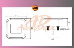 lampa zadní LED-12/24V,PRO-M-ROAD  - 2