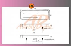 lampa zadní LED 12/24V,PRO-M-ROAD  - 2