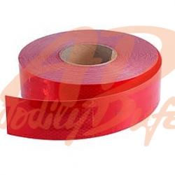páska reflexní-červená-na pevný podklad-AVERY  - 2